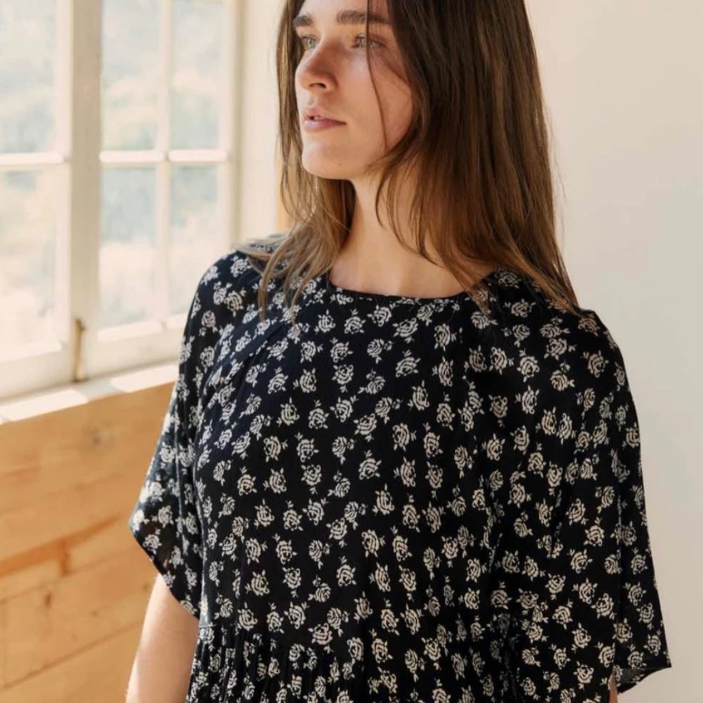 Christy Dawn Petite Theo Dress in Raven Meadow